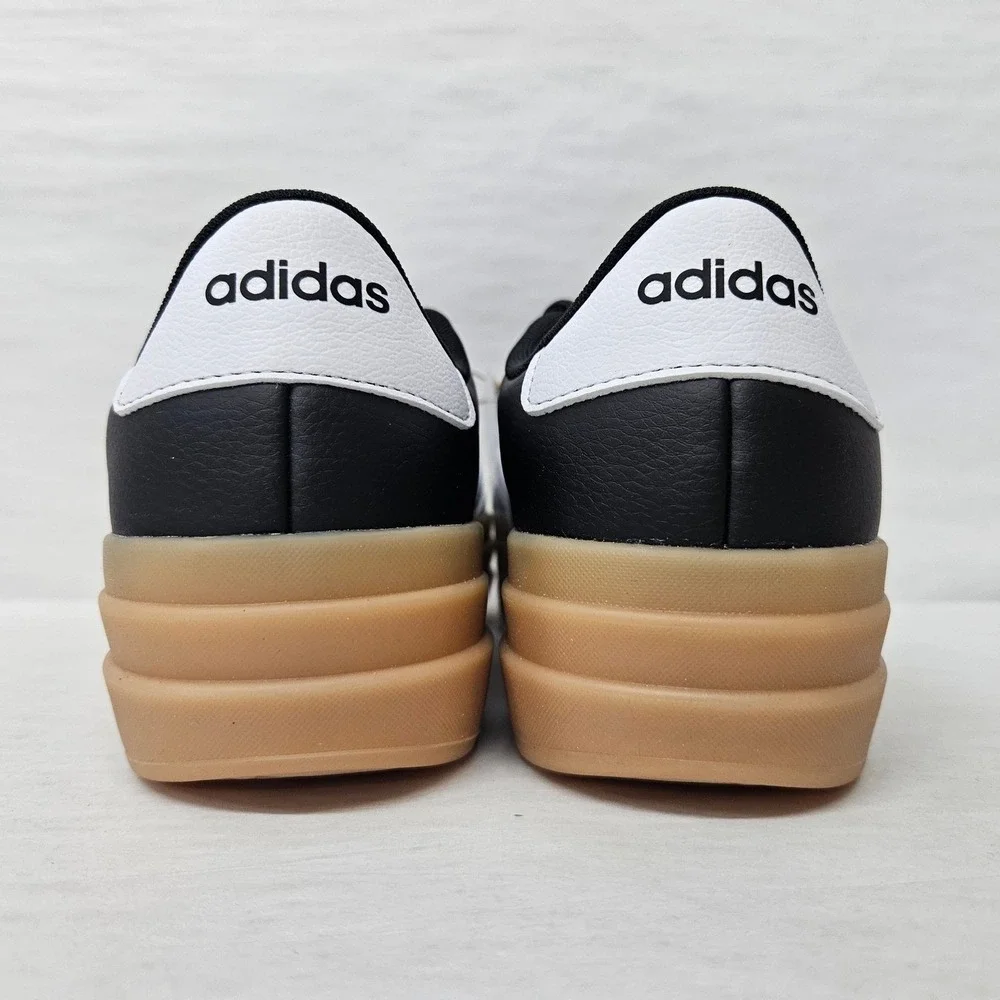 Adidas‎ VL Court Bold Platform Sneakers IH3081 Black White Gum Women's Size 8.5